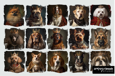 Dog Breeds Bundle | Dog Sublimation Background 16 PNG
