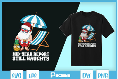 Mid Year Report Naughty Santa Christmas