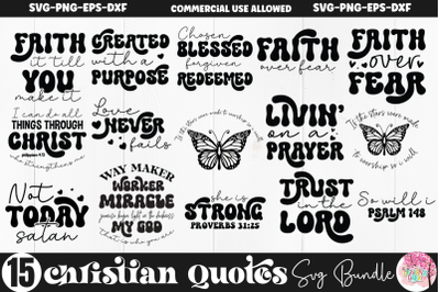 Christian SVG bundle