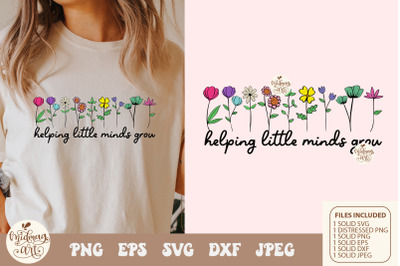 Helping little minds grow png svg, Back To School