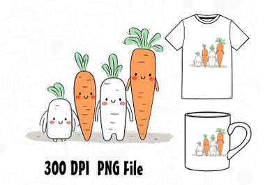 Vegetable Doodle Clipart 04