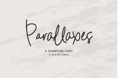Parallaxes Script
