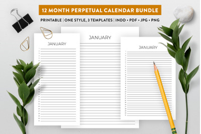Perpetual Calendar Bundle