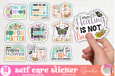 Self Care Sticker Bundle