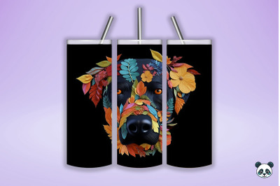 3D Labrador Retriever Tumbler Wrap 1