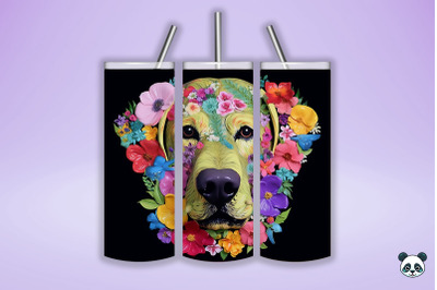 3D Labrador Retriever Tumbler Wrap