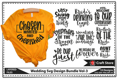 Wedding Svg Design Bundle Vol-3