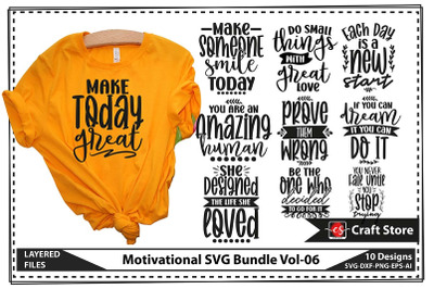 Motivational SVG Bundle Vol-06