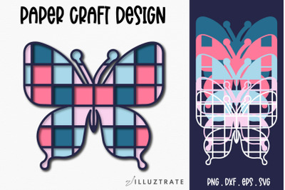 Butterfly Paper Crafting Design | Butterfly SVG Cut File