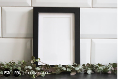 Black Frame Mockup Design | Kitchen Frame Mockup