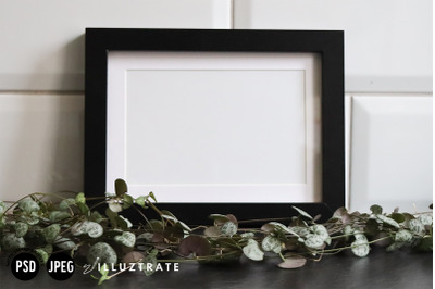 Black Frame Mockup Design | Kitchen Frame Mockup