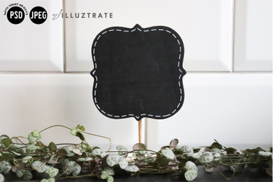 Chalkboard Sign Mockup | Black Sign Mockup Design