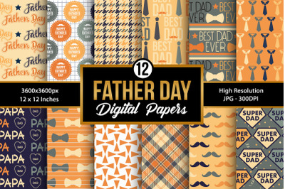 Father&#039;s Day Seamless Pattern Backgrounds
