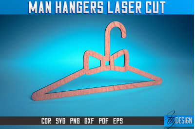 Man Hanger Laser Cut SVG | Man Design Laser Cut SVG Design | CNC Files