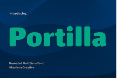 Portilla Rounded Bold Sans Font