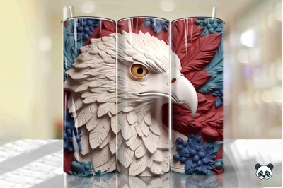 Patriotic Eagle 3D Tumbler Wrap Png 18