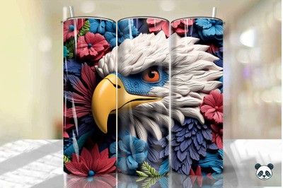 Patriotic Eagle 3D Tumbler Wrap Png 23