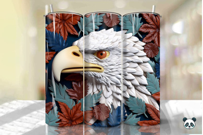 Patriotic Eagle 3D Tumbler Wrap Png 37