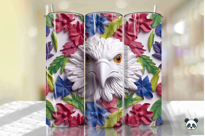 Patriotic Eagle 3D Tumbler Wrap Png 38