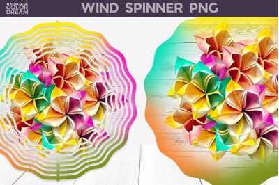Plumeria 3D Wind Spinner | Flowers 3D Wind Spinner