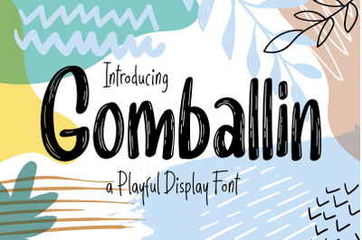 Gomballin - Display Font