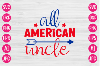 all American uncle SVG DESIGN