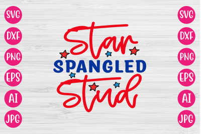 Star Spangled Stud SVG DESIGN