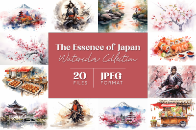 The Essence of Japan Watercolor Collection