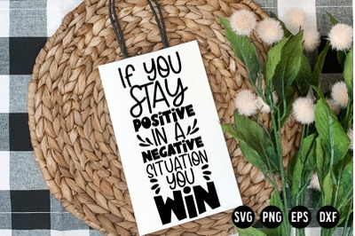 Inspiration Quote SVG Cut File | Positive SVG
