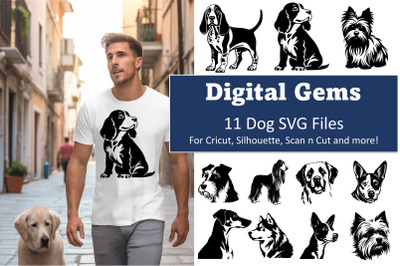 Pawfect Canine SVG Collection: Playful and Versatile Dogs 3