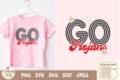 Go Trojans SVG, basketball mom svg, football sister svg