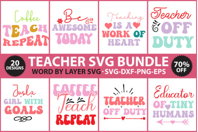 Teacher SVG Bundle SVG cut file design