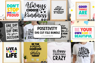 Positive Quotes SVG Cut Files | Sarcastic Quotes Bundle