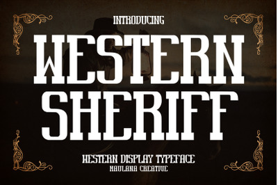 Western Sheriff Western Display Font