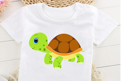 Cute turtle svg&2C; turtle clipart&2C; turtle cutting file&2C; turtle t-shirt.