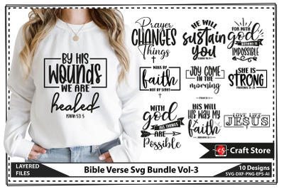 Bible Verse Svg Bundle Vol-3