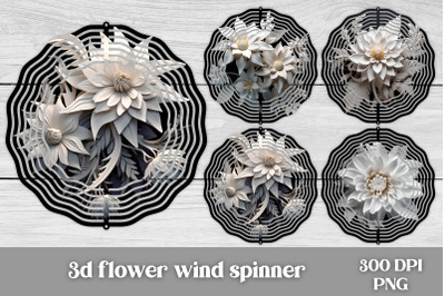 3d flower wind spinner | Flower wind spinner sublimation