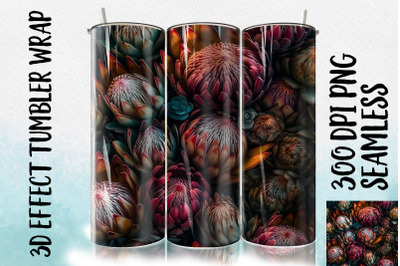 3D Protea Tumbler Wrap 1