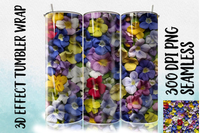 3D Clitoria Tumbler Wrap 1