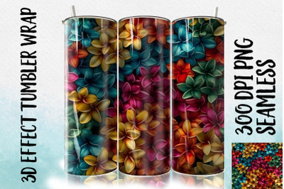 3D Bouvardia Tumbler Wrap 1