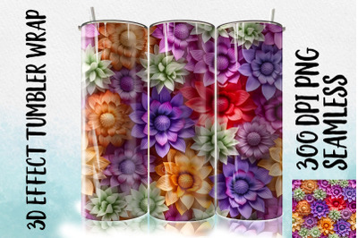 3D Bellflower Tumbler Wrap 1