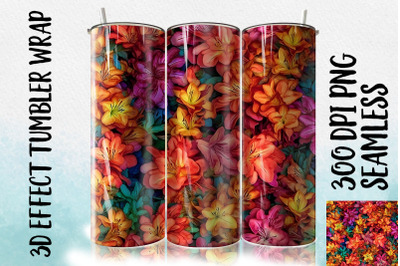 3D Azalea Tumbler Wrap 1