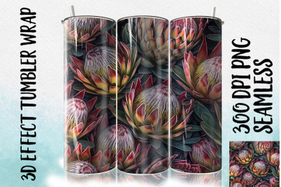 3D Protea Tumbler Wrap 2