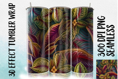 3D Maranta Tumbler Wrap 2