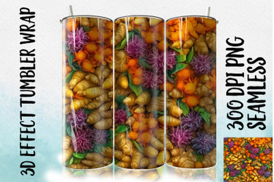 3D Ginger Tumbler Wrap 2