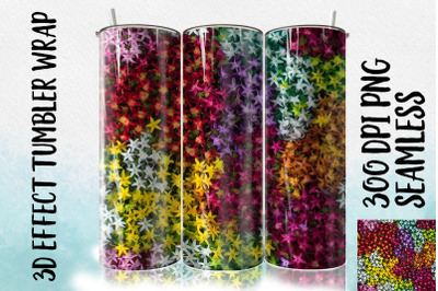 3D Bouvardia Tumbler Wrap 2