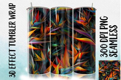 3D Bird of Paradise Tumbler Wrap 2