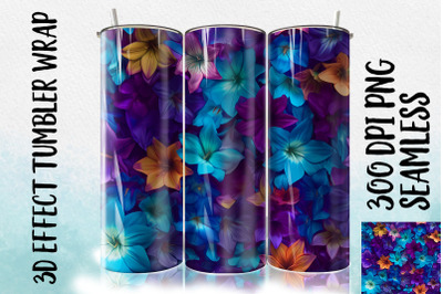 3D Bellflower Tumbler Wrap 2