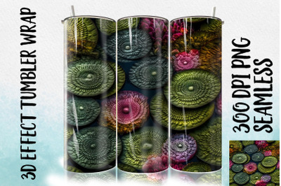 3D Victoria Amazonica Tumbler Wrap 3