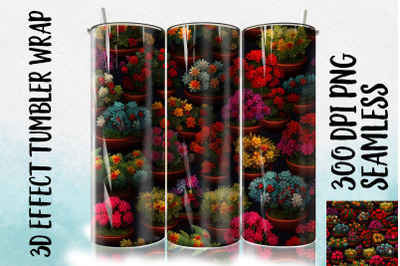 3D Pachypodium Tumbler Wrap 3